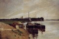 Desembocadura del Sena Paisaje marino impresionista John Henry Twachtman